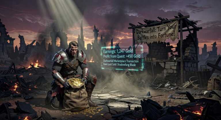 can you darkwarfall game make money