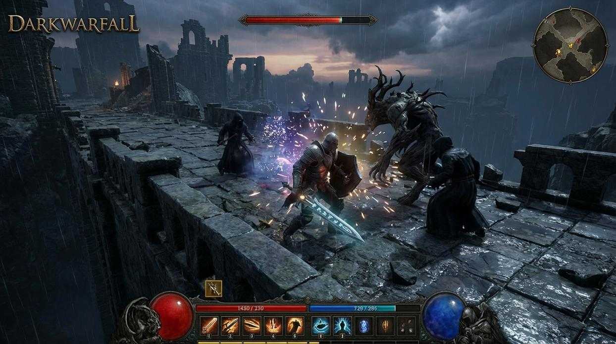 darkwarfall gameplay